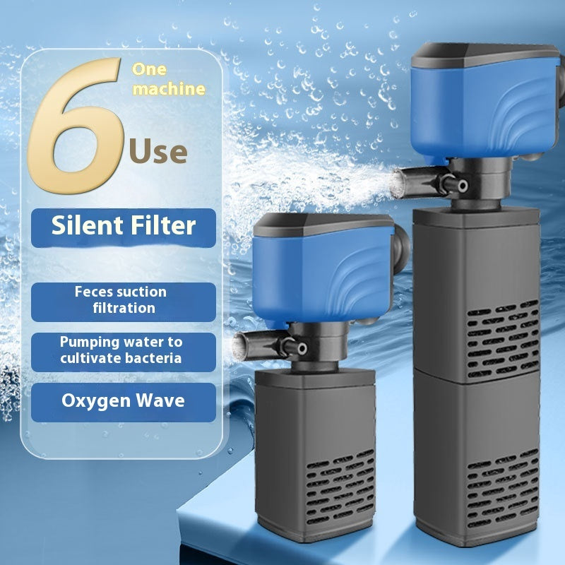 Fish Tank Filter System Three-in-one Fish Tank Filter