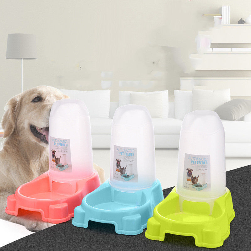 Pet Automatic Food Water Dispenser Puppy
