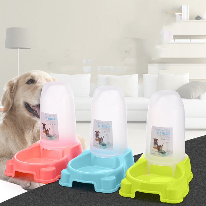 Pet Automatic Food Water Dispenser Puppy
