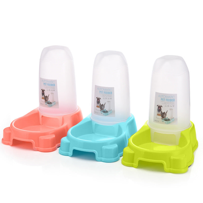Pet Automatic Food Water Dispenser Puppy