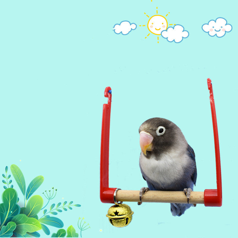 Parrot Swing Toy Bird Supplies Rings Cloud Ladder