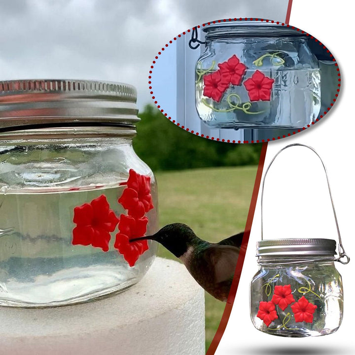 Hummingbird Feeder Plastic Flower Bird Feeder