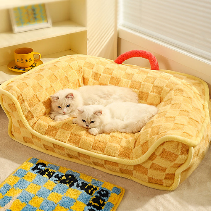 Cat Nest Winter Warm Pet Bed Removable