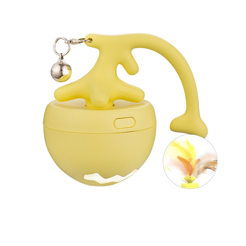 Pet Cat Toy Fish Bone Rolling Ball USB Electric