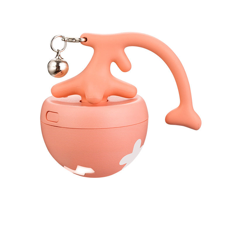 Pet Cat Toy Fish Bone Rolling Ball USB Electric