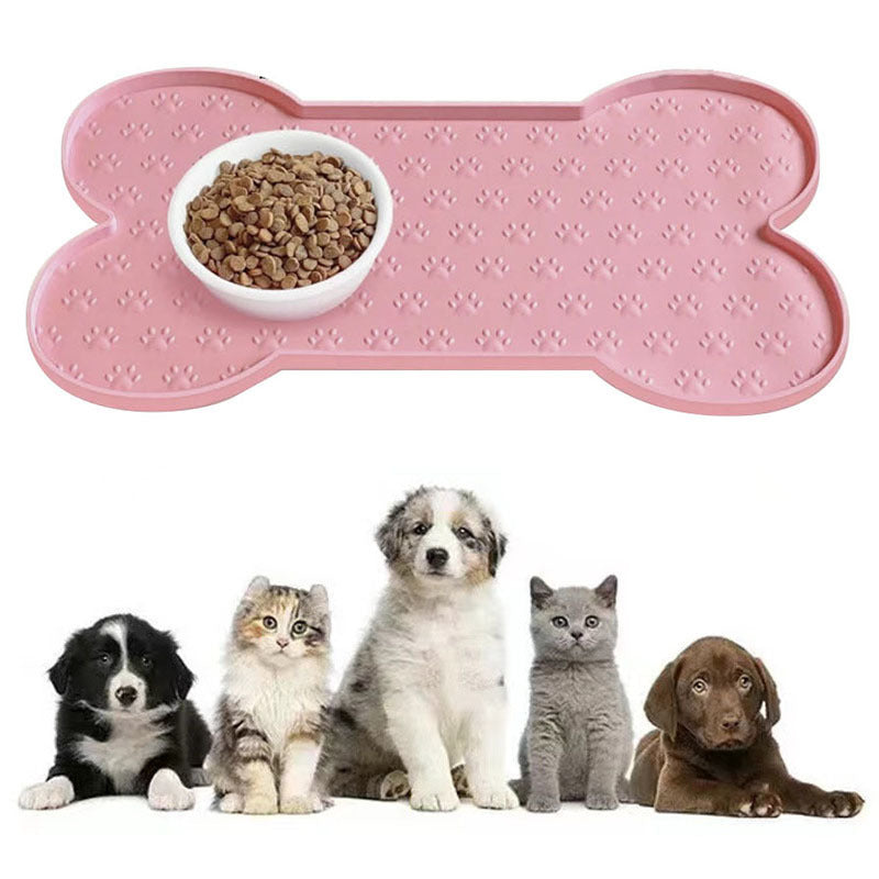 Silicone Pet Anti-spill Easy Cleaning Feeding Mat