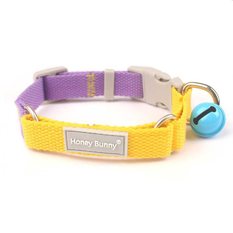 Honeybunny Pet Color Matching Collar Traction