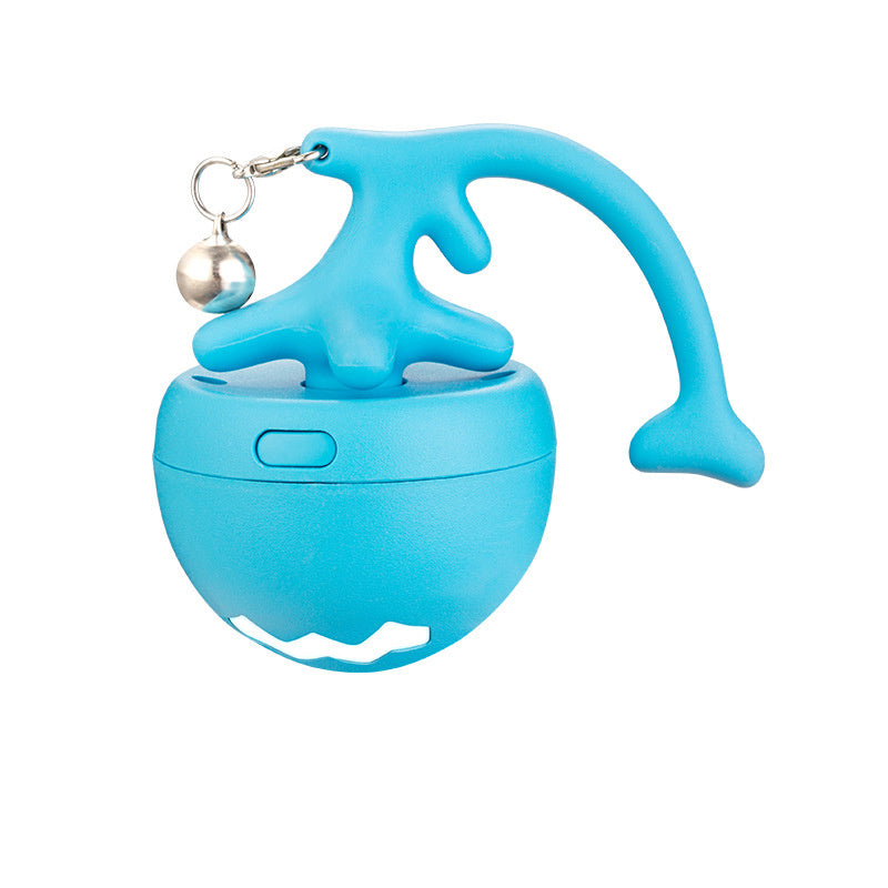 Pet Cat Toy Fish Bone Rolling Ball USB Electric