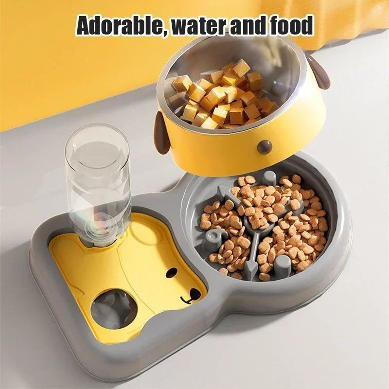Pet Feeder Bowls Pet Feeder Water Bottle