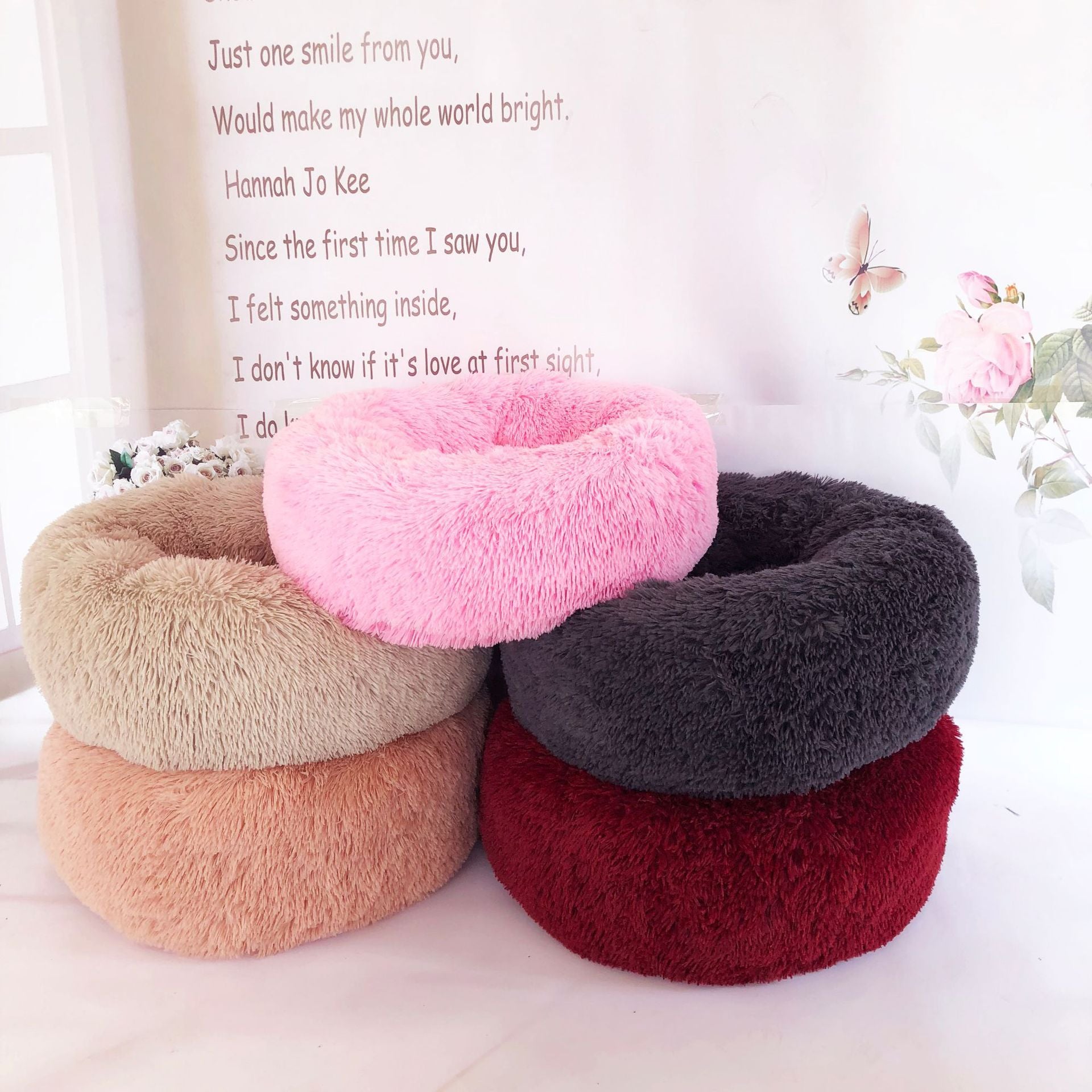 Dog Beds For Small Dogs Round Plush