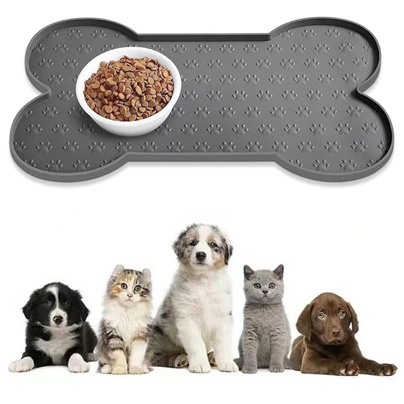 Silicone Pet Anti-spill Easy Cleaning Feeding Mat