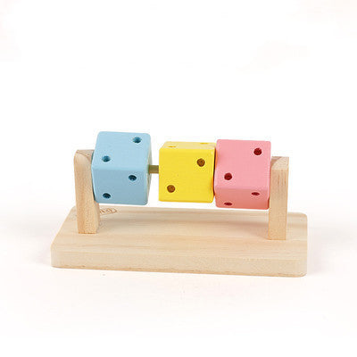 Fashion Personality Hamster Cube Wooden Toy
