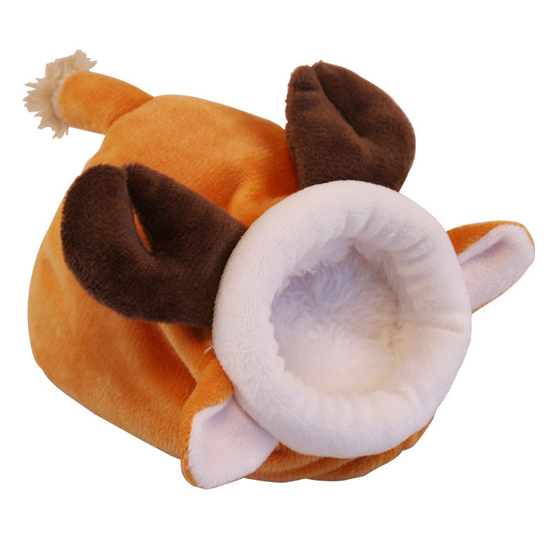 Winter Warm Pet Cartoon Cage For