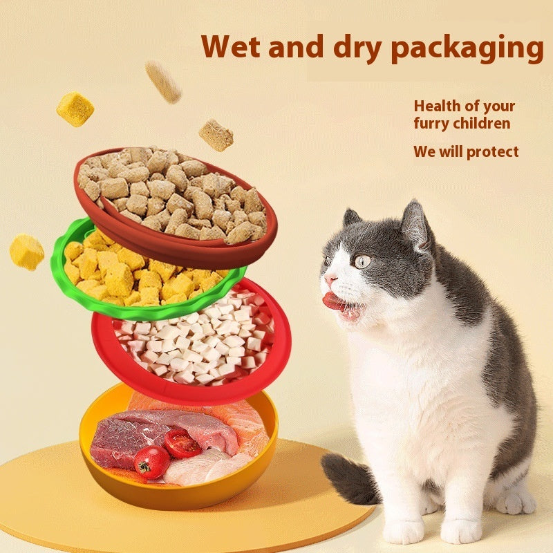 Hamburger Style 5-in-1 Dog Bowl Anti-choke