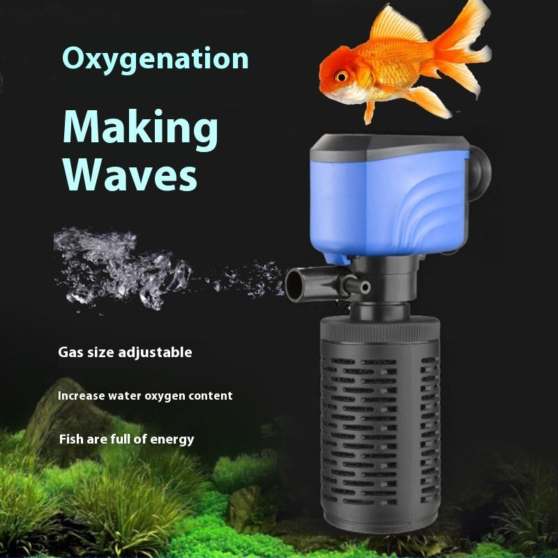 Fish Tank Filter System Three-in-one Fish Tank Filter