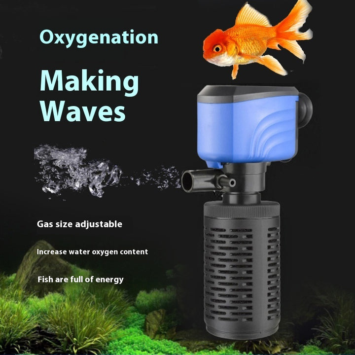 Fish Tank Filter System Three-in-one Fish Tank Filter