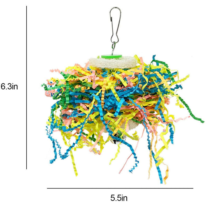Parrot Gnawing Toy Bird Supplies Rattan Ball
