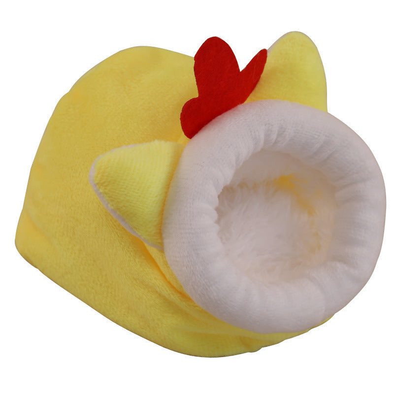 Winter Warm Pet Cartoon Cage For