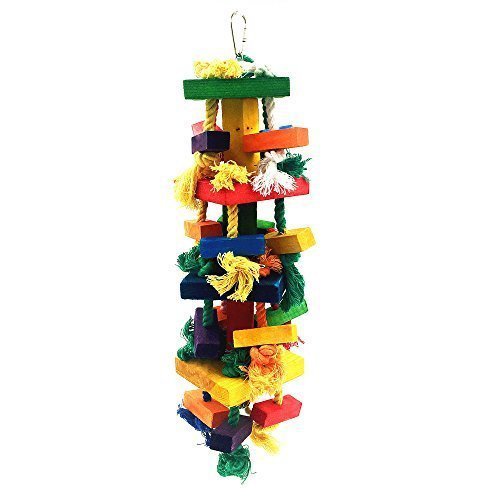 Supplies Large Color Bird Toy Cotton Rope
