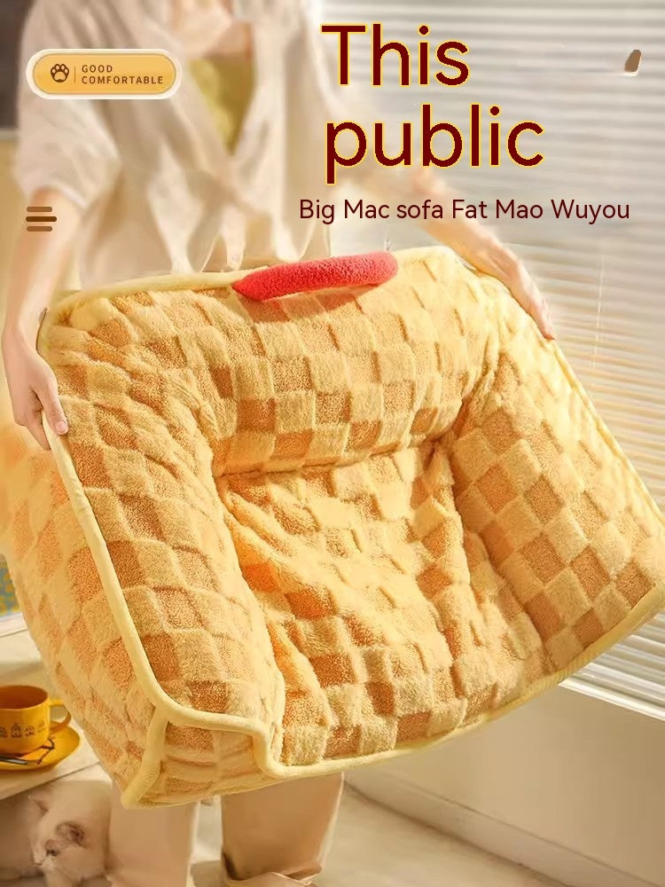 Cat Nest Winter Warm Pet Bed Removable