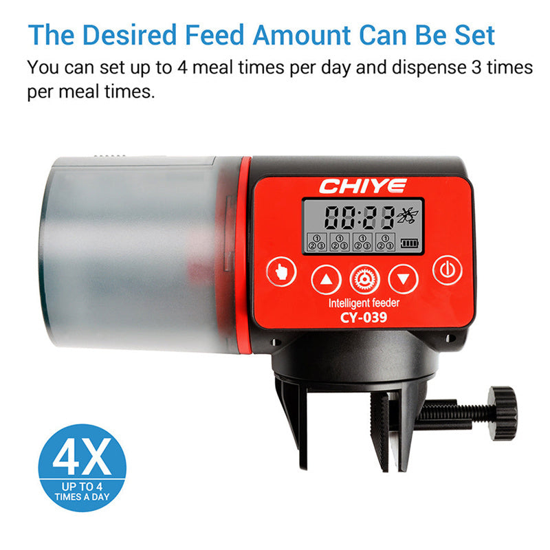 Intelligent Timing Automatic Fish Tank Feeder