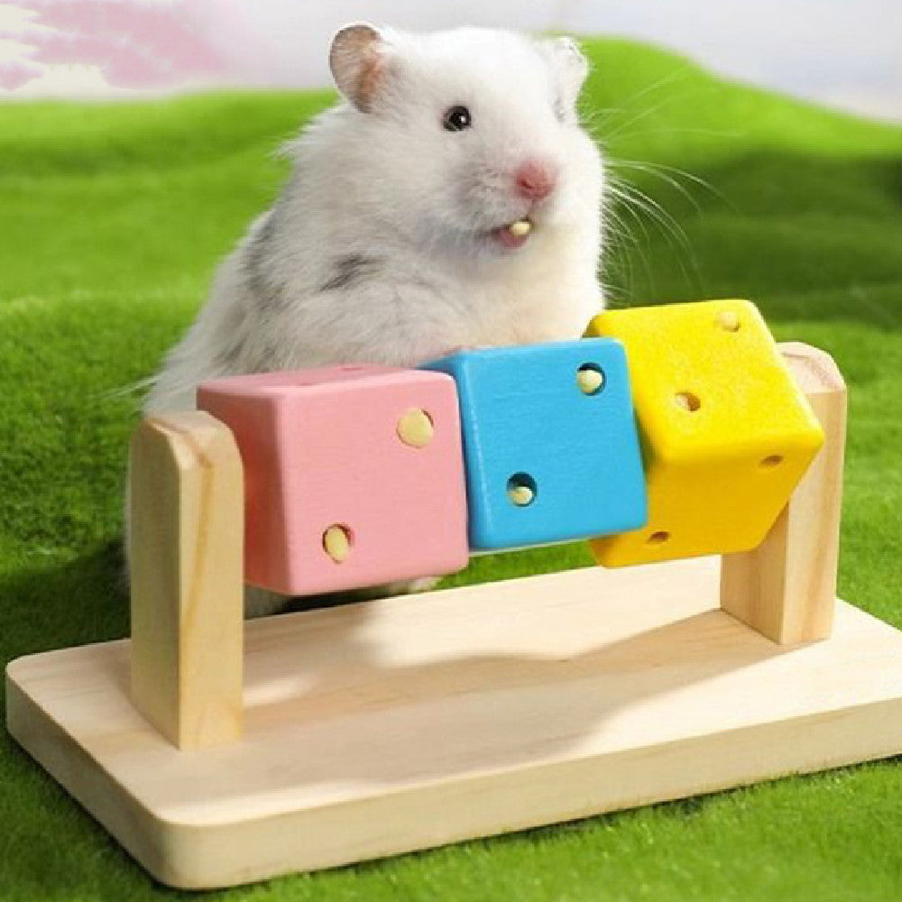Fashion Personality Hamster Cube Wooden Toy