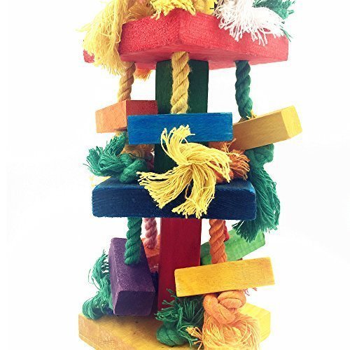 Supplies Large Color Bird Toy Cotton Rope
